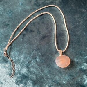 Rose Quartz Pendant Necklace